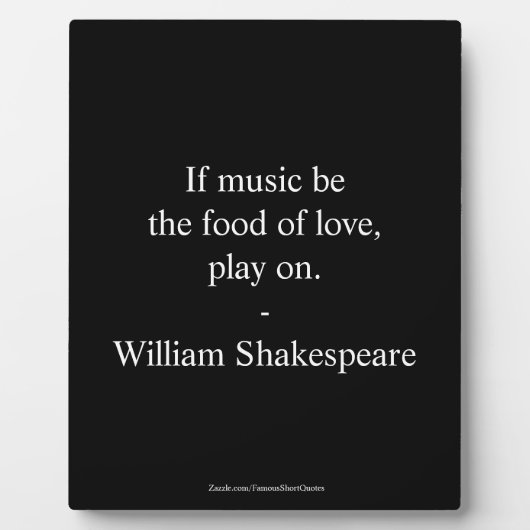William Shakespeare Quote - Love Fotoplaat (Voorkant)