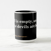 William Shakespeare Quote on Hell and Devils Mok (Midden)