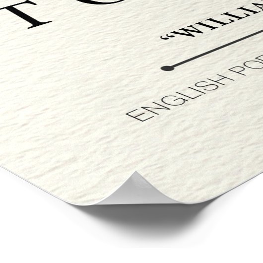 William Shakespeare Quote Poster (Hoek)