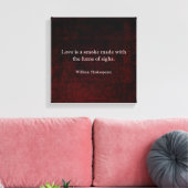 William Shakespeare Romeo en Juliet LOVE Quote Canvas Afdruk (Insitu (Woonkamer))