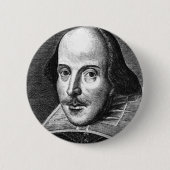 William Shakespeare Ronde Button 5,7 Cm (Voorkant)