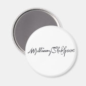 William Shakespeare Signature Magneet (Voorkant / Achterkant)