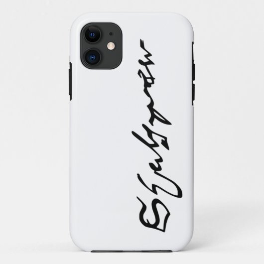 William Shakespeare signatuur Case-Mate iPhone Case (Achterkant)