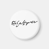 William Shakespeare signatuur Magneet (Voorkant)