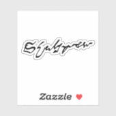 William Shakespeare signatuur Sticker (Vel)