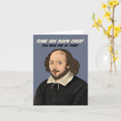 William Shakespeare: Sommigen zijn geboren op een  Kaart (Gele Bloem)