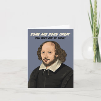 William Shakespeare: Sommigen zijn geboren op een  Kaart