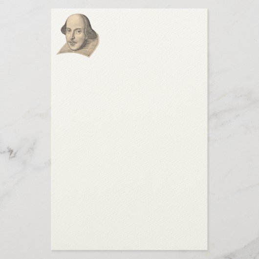 William Shakespeare Stationery Briefpapier (Voorkant)