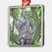 William Shakespeare Statue in Central Park Metalen Ornament (Links)