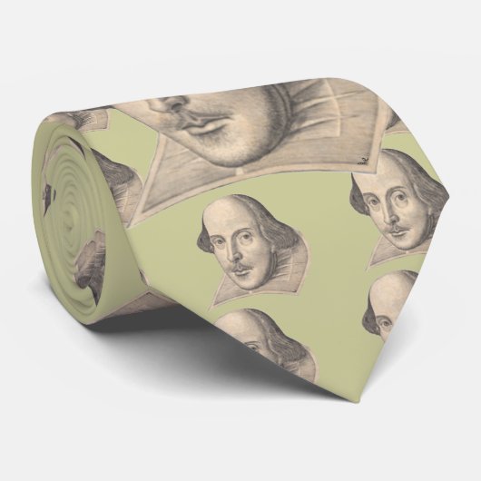William Shakespeare Stropdas (Opgerold)