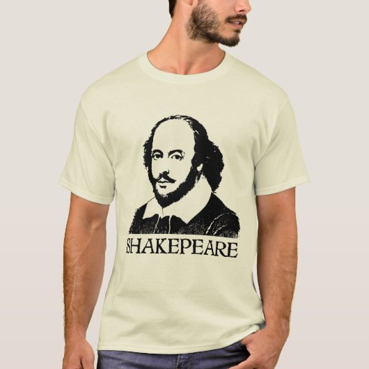 William Shakespeare T-shirt (Voorkant)