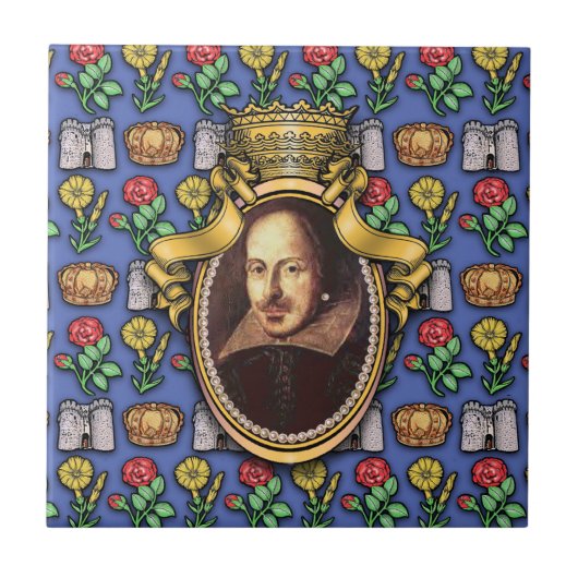 William Shakespeare Tegeltje (Voorkant)