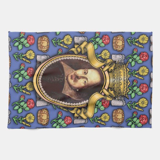 William Shakespeare Theedoek (Horizontaal)