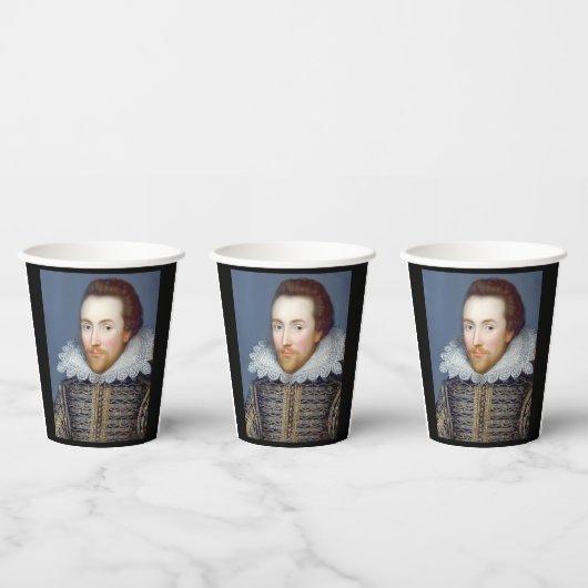 William Shakespeare Thema Papieren Bekers (Multi)