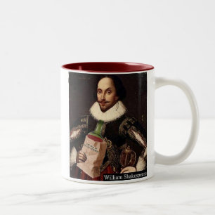 William Shakespeare Tweekleurige Koffiemok