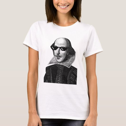 William Shakespeare voor Shades Women's T-shirt (Voorkant)