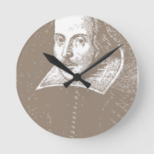 William Shakespeare Warm Gray Ronde Klok