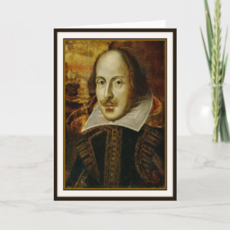 William Shakespeare-Wenskaart Kaart