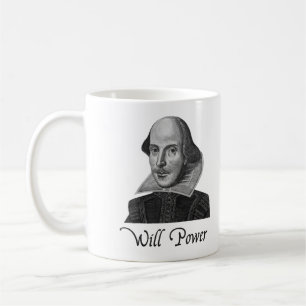 William Shakespeare Will Power Koffiemok
