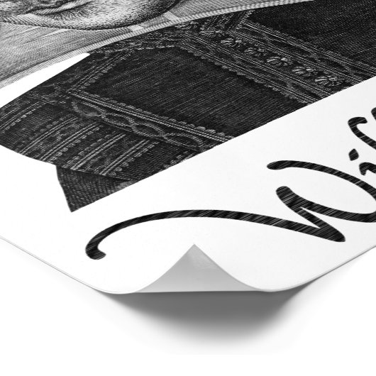 William Shakespeare Will Power Poster (Hoek)