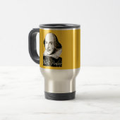 William Shakespeare Will Power T shirt Reisbeker (Voorkant links)