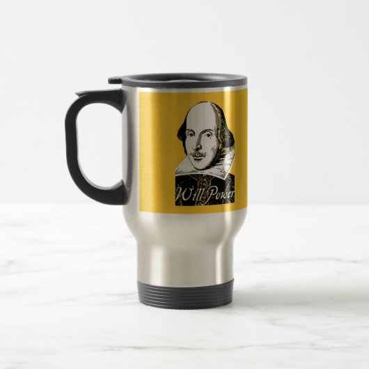 William Shakespeare Will Power T shirt Reisbeker (Links)
