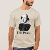 William Shakespeare WILL POWER Tshirts (Voorkant)