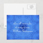 William Shakespeare Wisdom Quotation Gezegde Briefkaart (Voorkant / Achterkant)