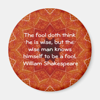 William Shakespeare Wisdom Quotation Gezegde Magneet