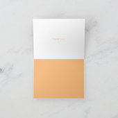 William Shakespeares 'Dankjewel-kaart' Bedankkaart (Binnen)