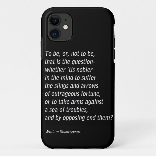 William Shakespeare's "Hamlet" Case-Mate iPhone Case (Achterkant)