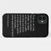 William Shakespeare's "Hamlet" Case-Mate iPhone Case (Achterkant (horizontaal))