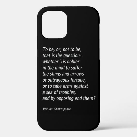 William Shakespeare's Hamlet Case-Mate iPhone Case (Achterkant)