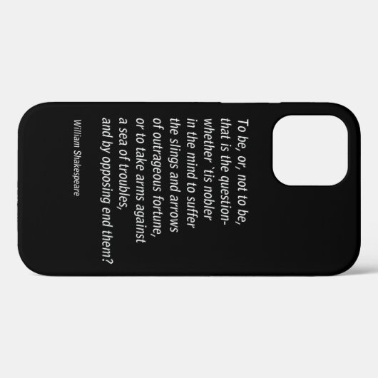 William Shakespeare's Hamlet Case-Mate iPhone Case (Achterkant (horizontaal))
