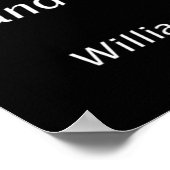 William Shakespeare's "Hamlet" Poster (Hoek)