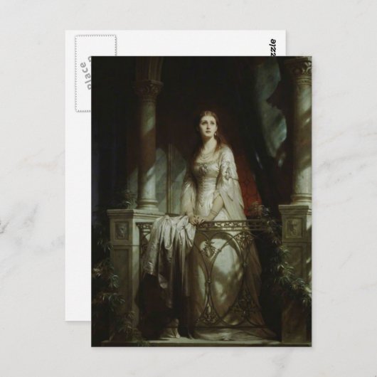 William Shakespeare's Juliet Briefkaart (Voorkant / Achterkant)