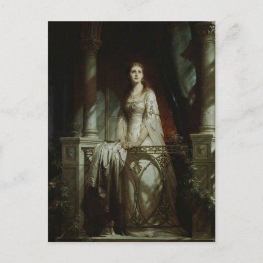 William Shakespeare's Juliet Briefkaart (Voorkant)