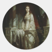 William Shakespeares Juliet Ronde Sticker (Voorkant)