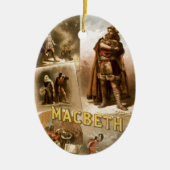 William Shakespeare's Macbeth Keramisch Ornament (Voorkant)