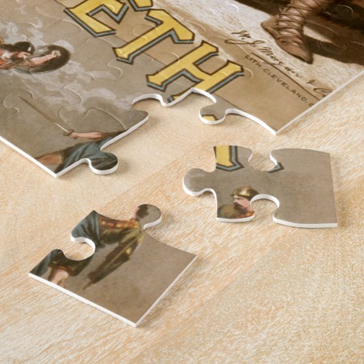 William Shakespeare's Macbeth Legpuzzel (Zijkant)