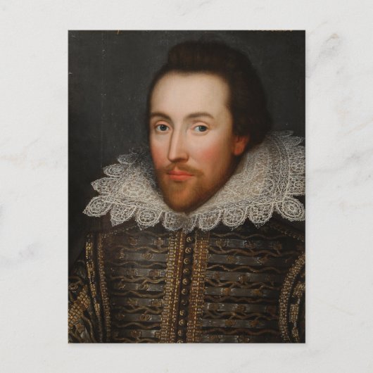 William Shakespere YOUNG briefkaart briefkaarten (Voorkant)