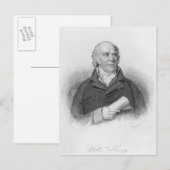 William Sharp, gegraveerd door J. Thomson Briefkaart (Voorkant / Achterkant)