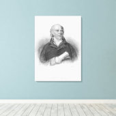 William Sharp, gegraveerd door J. Thomson Canvas Afdruk (Insitu (Houten vloer))