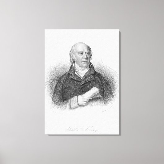 William Sharp, gegraveerd door J. Thomson Canvas Afdruk (Voorkant)
