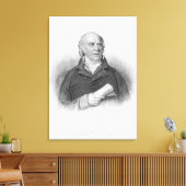 William Sharp, gegraveerd door J. Thomson Canvas Afdruk (Insitu (Woonkamer))