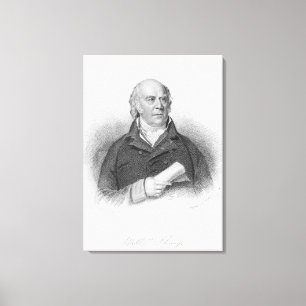 William Sharp, gegraveerd door J. Thomson Canvas Afdruk