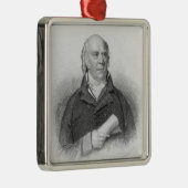 William Sharp, gegraveerd door J. Thomson Metalen Ornament (Rechts)