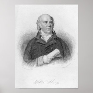 William Sharp, gegraveerd door J. Thomson Poster