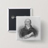 William Sharp, gegraveerd door J. Thomson Vierkante Button 5,1 Cm (Voorkant /achterkant)