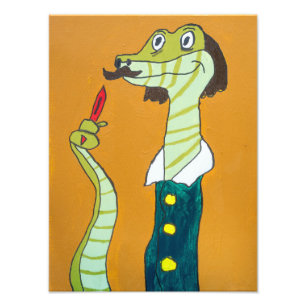 William Snakespeare Foto Afdruk